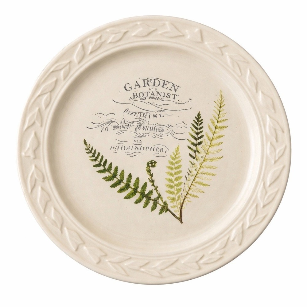 Garden Botanist Dinner Plate Park‎ Design Botanical Fern Discontinued Replacemen